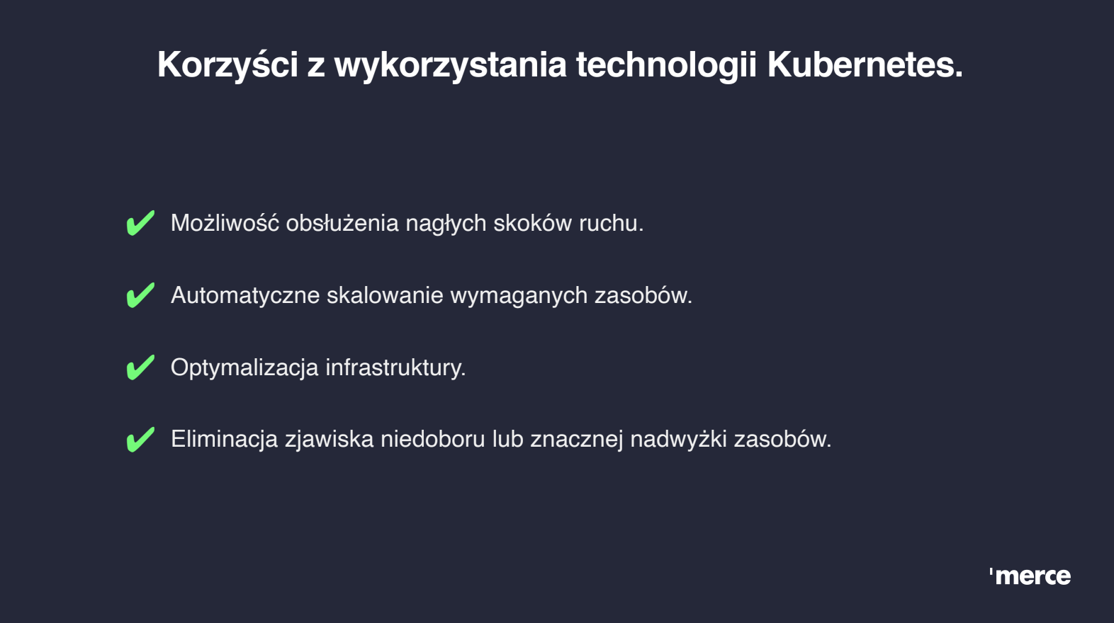 Korzyści z wykorzystania Kubernetes